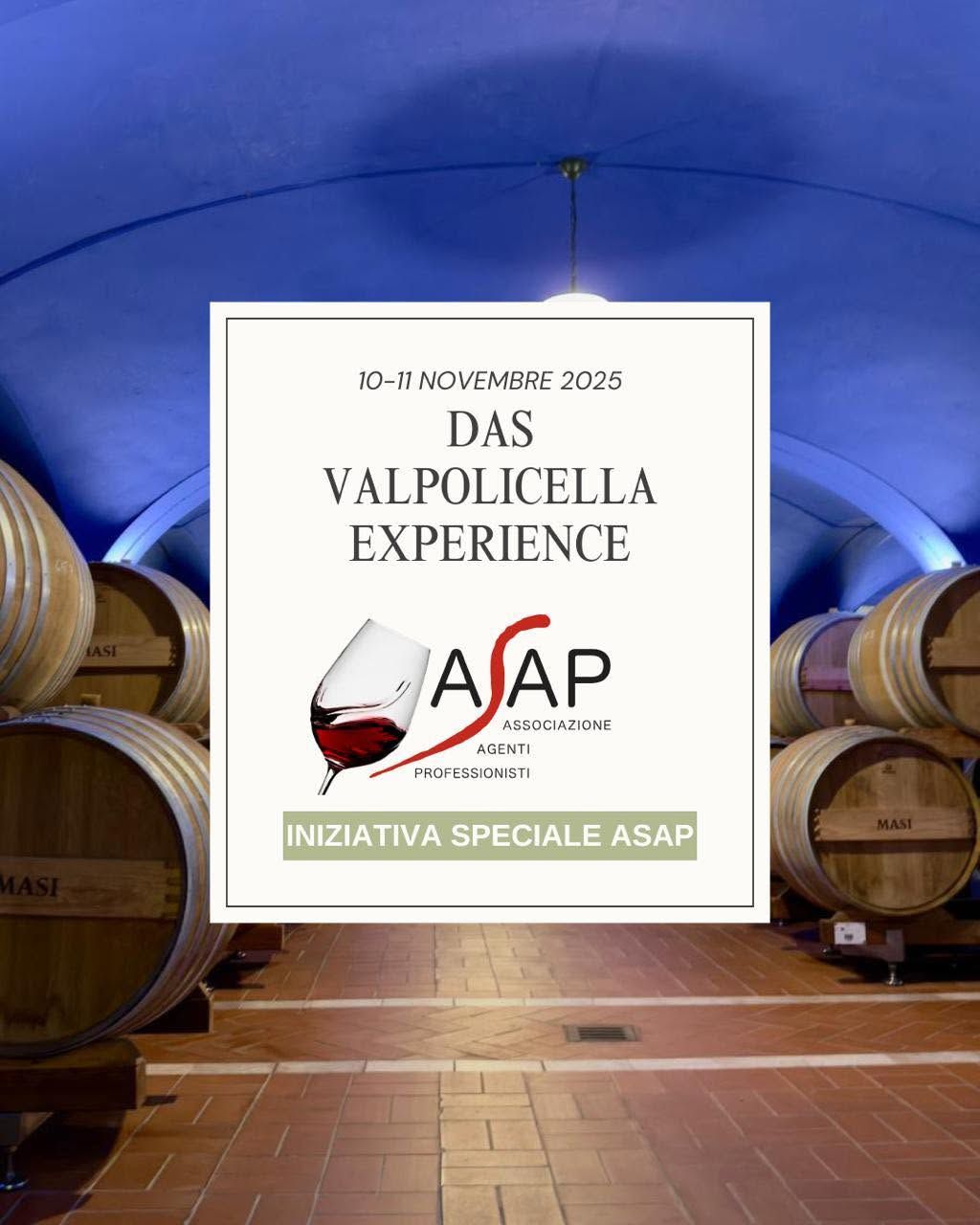 ASAP: Iniziativa Speciale DAS - Valpolicella Experience 2025